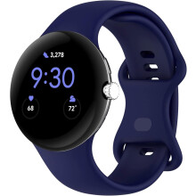 Miękki silikonowy pasek sportowy kompatybilny z Google Pixel Watch3 (41 mm), Watch2 i 1 – pasek zamienny