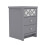 Arianna 3 Drawer Bedside Cabinet Cool Grey 7