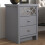 Arianna 3 Drawer Bedside Cabinet Cool Grey 9