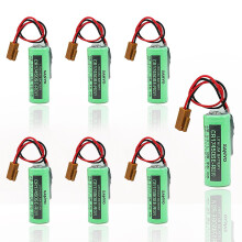7Pack PLC Battery CR17450SER A98L00310012 3V 2500mAh LongLasting Lithium Backup Pack for FANUC