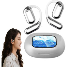 AI Real-Time Translation Earbuds, 128+ Languages, ANC, Spatial Sound, EQ, Bluetooth 5.4, Travel-Friendly