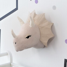 Stuffed Animal Cute Plush Toy for Boys and Girls,Head Wall Decor Plush Toys for Nursery,Cute Stuffed Head Wall Mount Decor,Gift for Kids