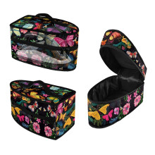 Butterflies Garment Steamer Case Zipper Closure Lightweight Travel Iron Organizer Travel Steamer Bag, Bag Only