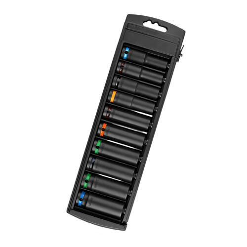 10Pcs 1/2inch Drive Socket Wrench Set Deep Socket-long sleeve
