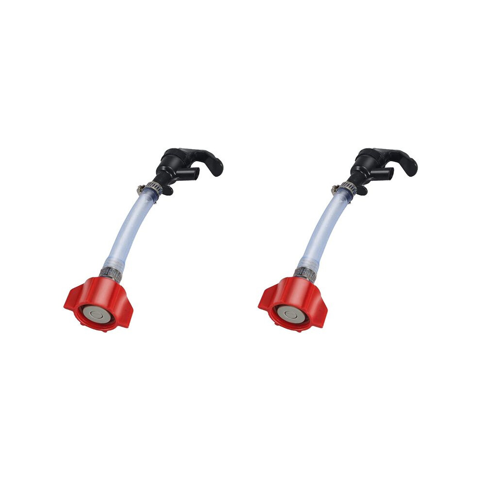2X Generic Bib Tap Valve For Coca Cola Bag In Box Syrups Picnic Faucet Soda Dispensing Hose Kit By Gwenb 12Cm Red 4714027956382