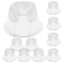 BESTONZON 10Pcs Transparent Hat Holder Rack to Preserve Hat Shape and Organize Collection