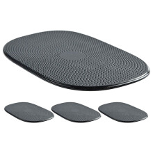 BESTONZON 4Pcs Non Slip Car Dashboard Mats PU Material for Durable Interior Protection