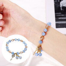 Multicolor Stretch Beaded Bracelet for Women – Stackable, Adjustable, Layered, 1PC; compatible with party favors