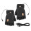 5V Electric Heating USB Heated Gloves, Half Finger Design Thickened Warmth, Computer Charger Power Supply, Back Hand Heating Function Winter Warmth 1