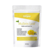 (20pcs 1bag) Mullein Leaf Tea Bags Herbal Lung Cleansing Breathing Cough Relieve Tea for Respiratory Health