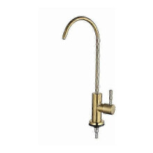 Stainless Steel Water Purifier Faucet Kitchen Water Purifier Faucet Straight Drinking Faucet Brushed Gold