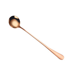 Colorful Spoon Long Handle Spoons Flatware Coffee Drinking Tools Kitchen Gadget