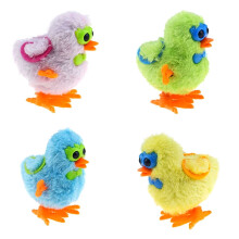 Knuffelkip met piepend geluid, schattig ontwerp, zachte stof, voor kinderen.