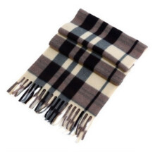 Geruite sjaal, fluwelen omslagdoek, unisex wintersjaal met ruitprint en kwastjes, dik, warm, dubbelzijdig, pluche, lang, wijd, hals, herfst/winter