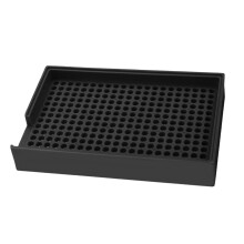 PVC Screw Storage Tray Anti Static Design For Electronic-Black
