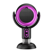 (Dark purple) Portable Smoke Purifier Fan, Compact Smoke Filter, Air Purifier for Smokers