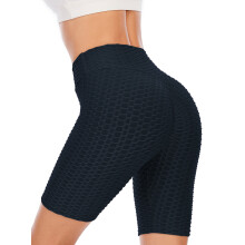 Yogashorts med numseløft til kvinder – mavekontrol, høj talje, bikagemønster, strækbare leggings, kompatible med alle yoga- og løbeaktiviteter