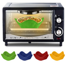 Polyester Bowl Mat 6.29x6.29x1.37" Polyester Microwave Bowl Cover Heat Resistant Food Heating Mat for Hot Bowls Anti-Scald Design(Blue,1Pcs)
