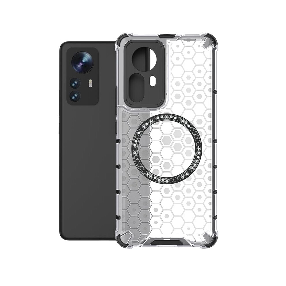 Magsafe Compatible Shockproof Case For Xiaomi 12 Pro With 360 Protection, Slim Scratchresistant White 9092120215229