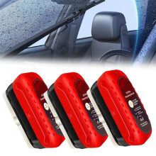 Glass Cleaner 3‑Piece Set for Car Windshield Oil Film Removal, Clear View Reusable Automotive Cleaning Pads
