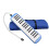 Πιάνο μελωδίας 32 πλήκτρων, μπλε με θήκη μεταφοράς, ελαφρύ, για αναπαραγωγή 1