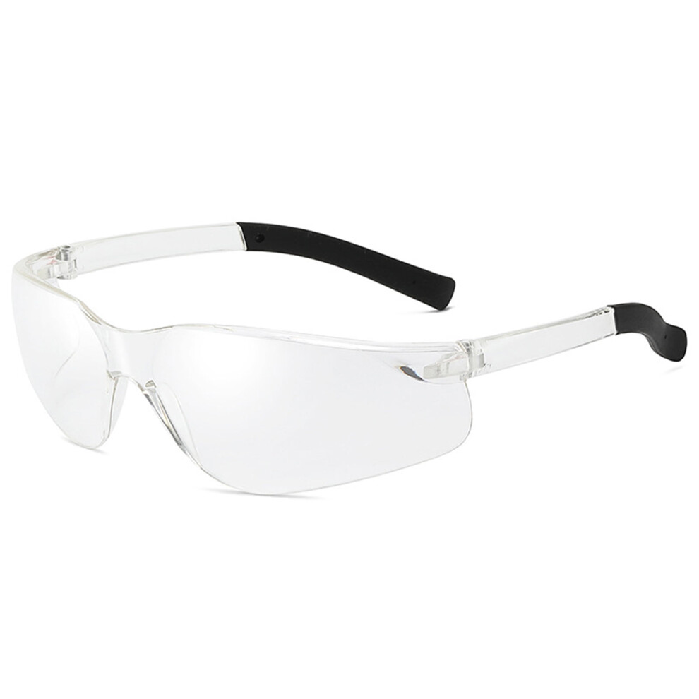 Xinwanna Women's Cycling Sunglasses â Transparent, Windproof, Dustproof, Anti-UV, Clear Lens, Large Frame, Compatible with Cycling