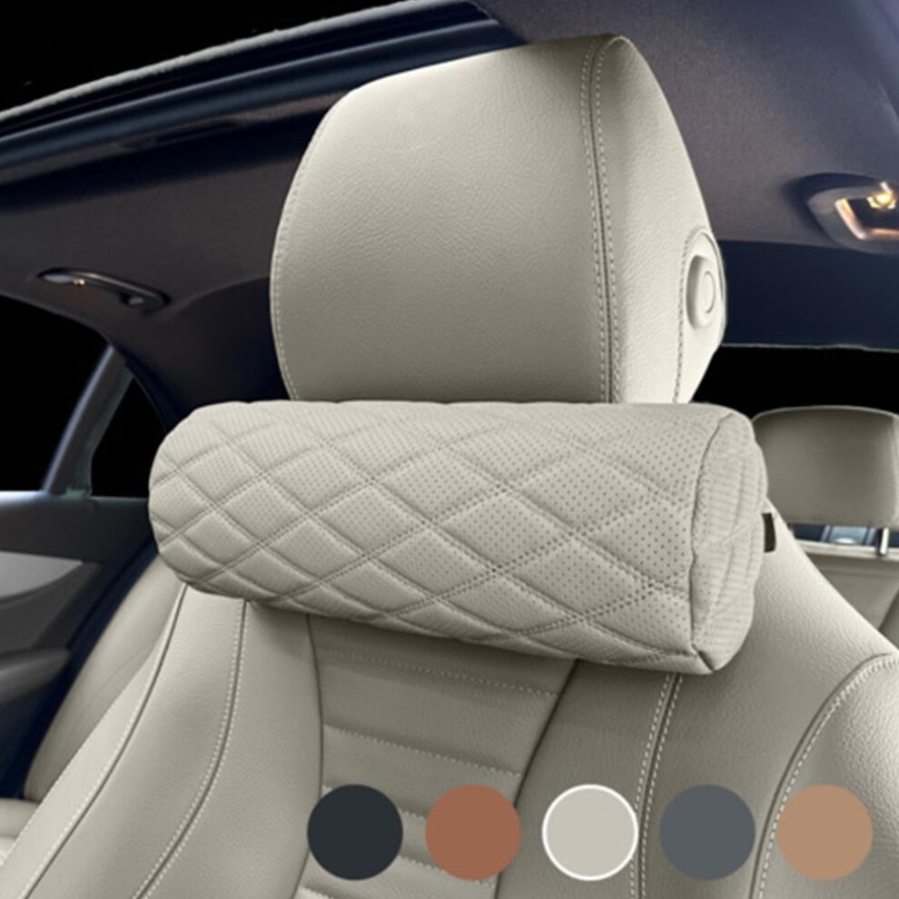 Car Neck Pillow With Adjustable Strap, Memory Foam & Removable Cover Â Compatible With Most Cars 9479868057852