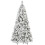 4ft PVC and hard needle flocked artificial Christmas tree 1