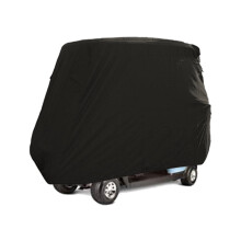 merkloze hoes voor 4 personen golfkar, geschikt voor Club Car golfkar, kap 242*122 cm, zwart