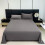 1Pcs Solid Color Flat Sheet, Twin Size, Soft Breathable Cotton Sheet for Home, Hotel 1