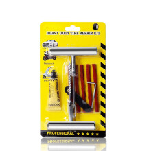 6 Pieces Universal Tire Repair Tool Kit with Metal Drill Bits for Car Motorcycle Truck ATV RV Emergency Tire Puncture Repair