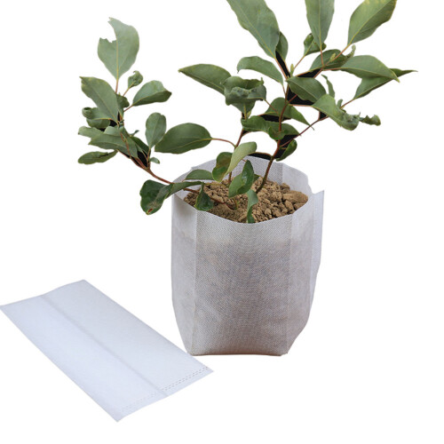 Non Woven Pflanztaschen Weiß 300 Stück 2