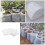 Non Woven Pflanztaschen Weiß 300 Stück 6