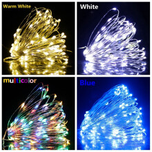 1PCS LED Outdoor Solar Lamp String Lights 50/100/200 LEDs Fairy Holiday Christmas Party Garland Solar Garden Waterproof