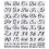 Alphabet Stencils 8.3 inch 40 count 1