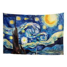 Starry Sky Night Wall Tapestry – 36"x24", Decorative Mini Dorm & Living Room Wall Hanging