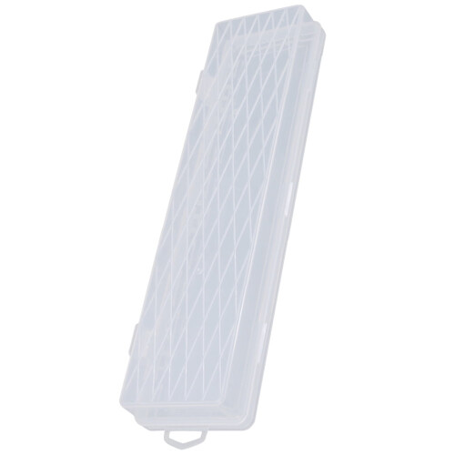 Transparent Bead Storage Box with Sturdy Plastic Material and Space Saving Design