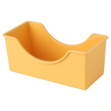 Clearance Macaron Plates, Bone-Spitting & Snack Plates – Yellow Plastic Cake & Garbage Dish, Compatible with Household Use