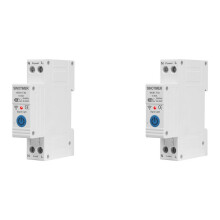 2X StröMbrytare WiFi TråDlöS Kontroll för HushåLlsapparater LäMplig för Home 63A 80-300V