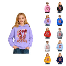 Kids Hooded Sweatshirt with Graphic Print and Pocket