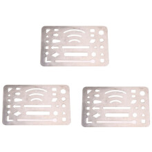 Stainless Steel Erasing Shield with 27 Patterns