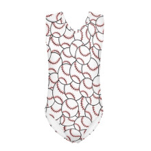 Baseball Print Bathing Suit One Piece Teen Comfortable Kids Swimsuit Cover Up Girls Size 13-14 T Casual Kids Beach Swimwear Girls