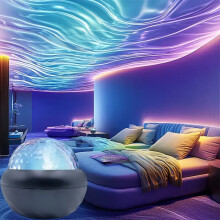 Colorful Rotating Party Lights, Remote Control Projection Lamp, USB Powered Decorative Night Light, Versatile Atmosphere Creator for Home and Events