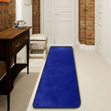 Navy Hallway Runner Rug Non-Slip Floor Mat 2 ft x 6 ft