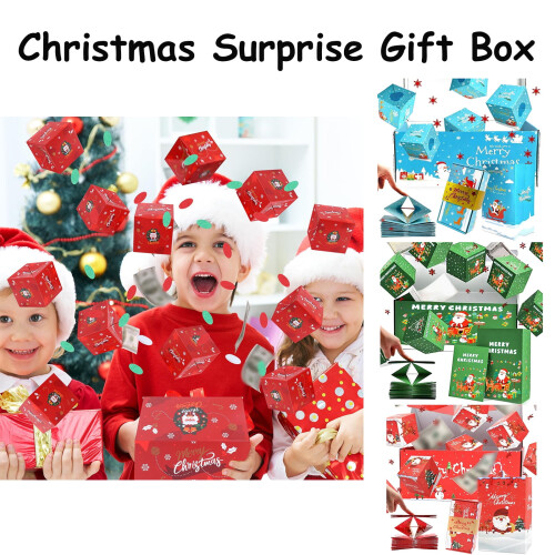 12er-Packung Pop-Up Überraschungsgeschenkboxen Rot