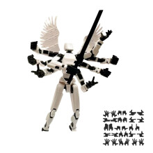 Accesorii pentru figurine de acțiune T13 deja asamblate, T13 mobil cu articulații multiple, pentru decorațiuni de birou de colecționari, jucării