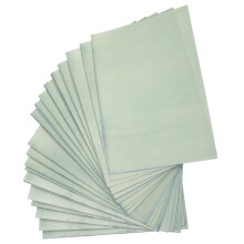 DIY Printing Paper Light Green Natural Fiber PVC 32 Sheets