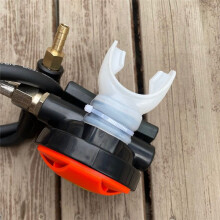 Diving Respirator Regulator Spare Second Stage 126 Bite Diving Mouthpiece Spare Tube