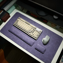 3-Piece Desk Mat Set: XL Desk Mat, Retro Mouse Pad & Wrist Rest – Non-Slip, Compatible with Office & Home Desks
