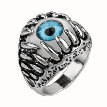 Unisex-Ring mit bösem Blick aus einer Legierung – hypoallergen und zeitlos